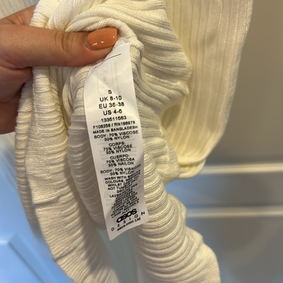 ASOS Design Maternity Ribbed Midi Dress - Picture 2 of 5